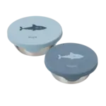 Fresk baby deloof; Nordic snackbox (set of 2) - shark