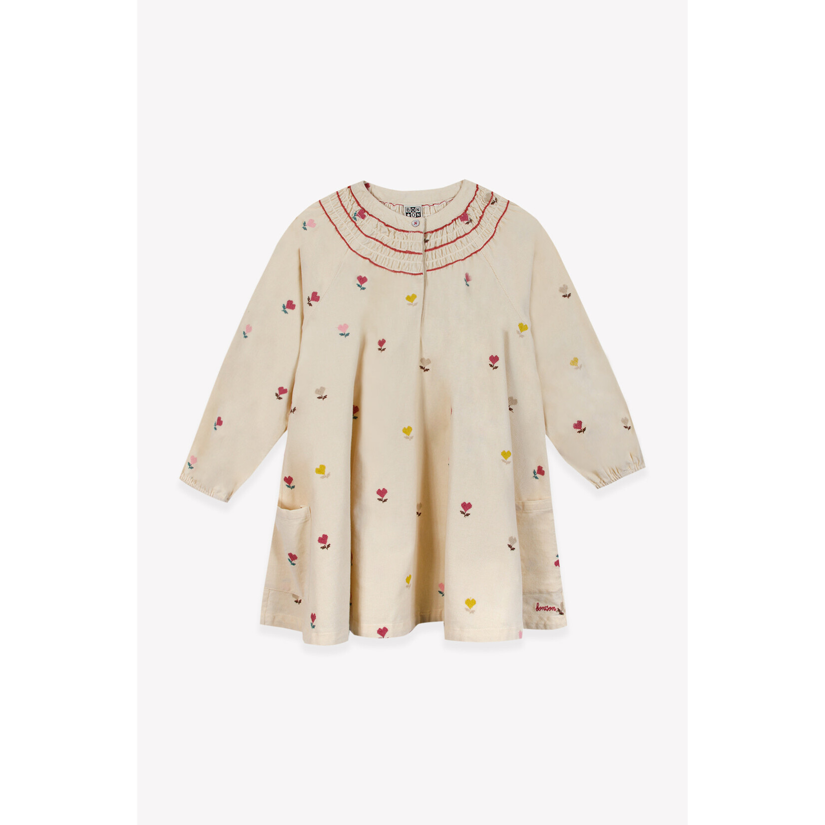 Bonton ROBE POUPEE BD30052-94226HCOEUR FLOWER