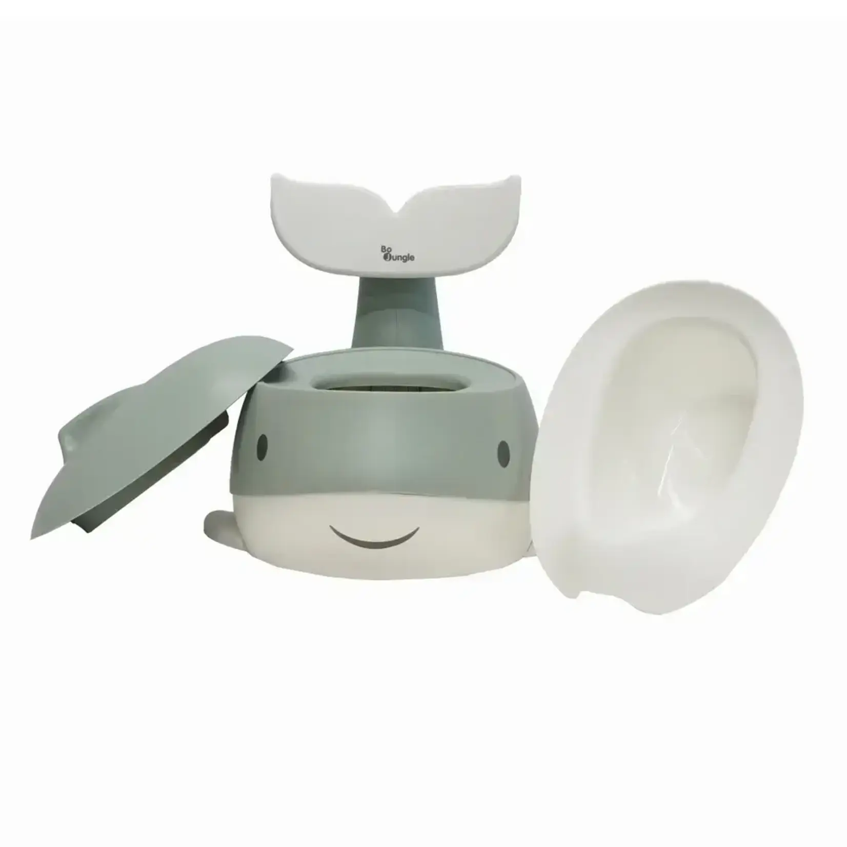 Bo Jungle Baby Janssens: Bear Potty Sage Green