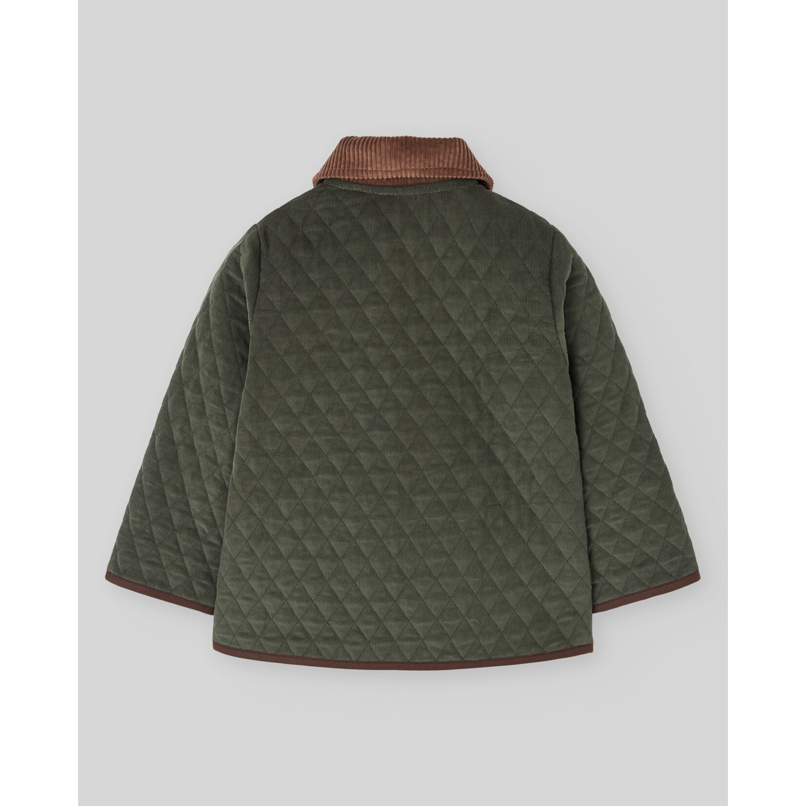 Paz Rodriguez WOVEN INFANT BOY COAT "NADAL" 012-154206 Forest Green