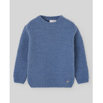 Paz Rodriguez KNIT INFANT BOY PULLOVER "ESENCIAL" 014-132942 Sapphire Blue