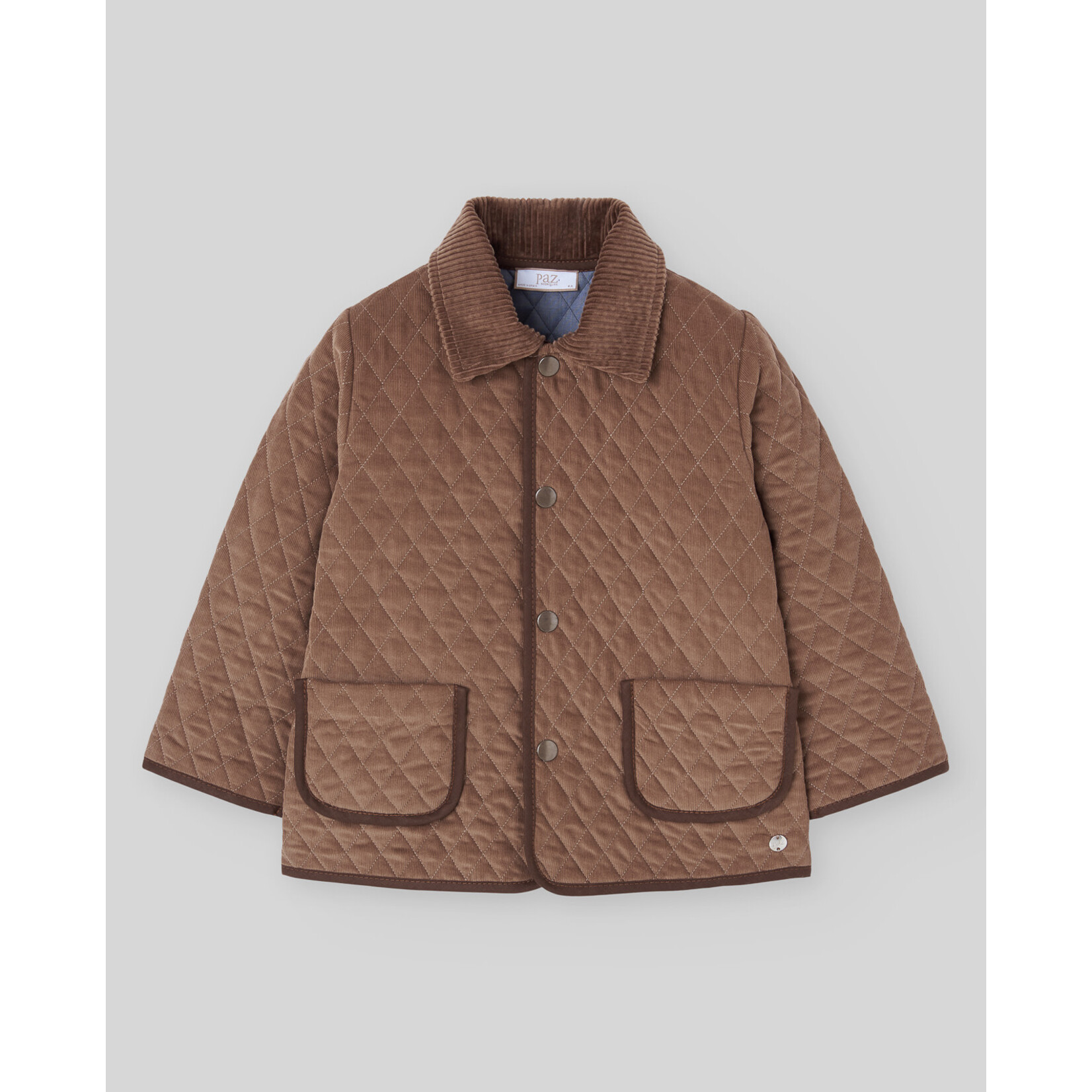 Paz Rodriguez WOVEN INFANT BOY COAT "NADAL" 012-154206 Toffee