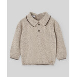 Paz Rodriguez KNIT NEWBORN PULLOVER "NOZ" 014-134104 Capuccino