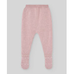 Paz Rodriguez KNIT NEWBORN LEGGINS "VAL" 016-124111 Powder Pink/Light Brown