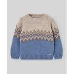 Paz Rodriguez KNIT INFANT GIRL PULLOVER "NADAL" 014-134202 Sapphire Blue