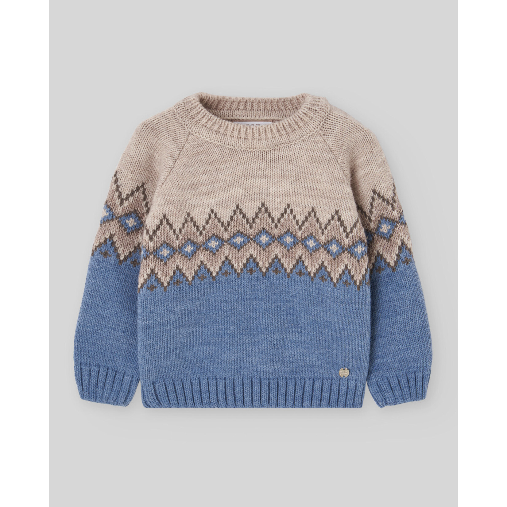 Paz Rodriguez KNIT INFANT GIRL PULLOVER "NADAL" 014-134202 Sapphire Blue