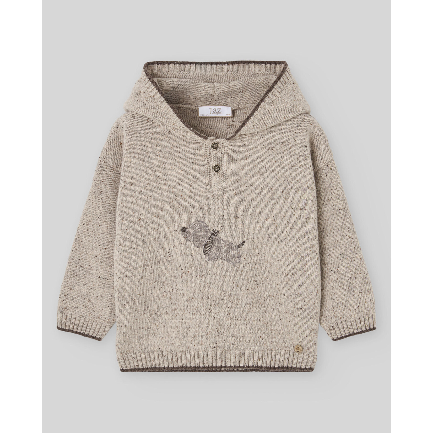 Paz Rodriguez KNIT INFANT GIRL PULLOVER "NADAL" 014-134202 Sapphire Blue