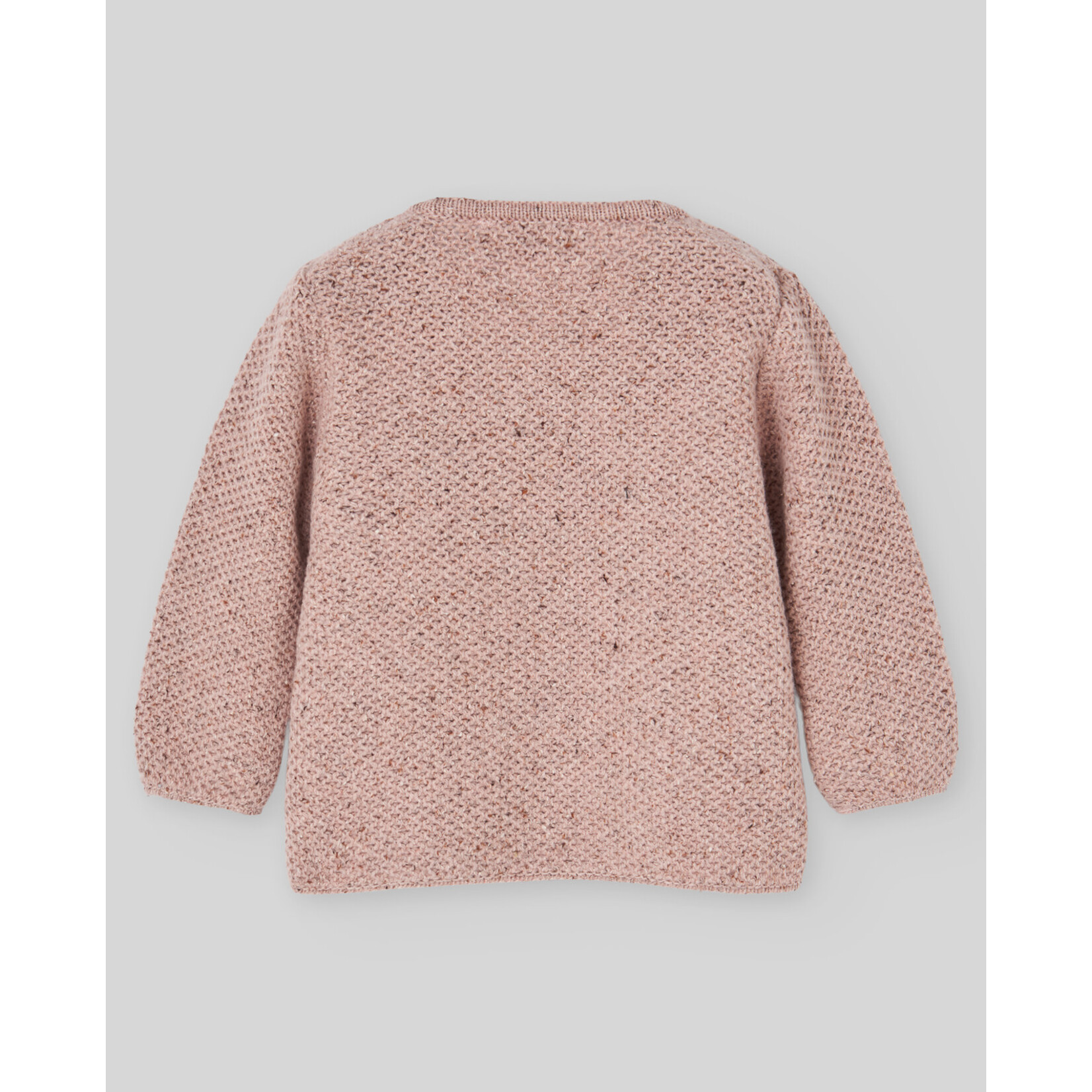 Paz Rodriguez KNIT NEWBORN SWEATER "MONECA" 014-133777 Mist Pink