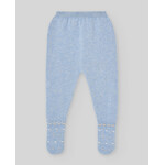 Paz Rodriguez KNIT NEWBORN LEGGINS "VAL" 016-124111 Chalk Blue/Light Brown