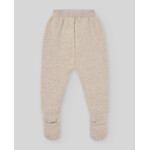 Paz Rodriguez KNIT NEWBORN LEGGINS "LUA" 016-124031 Light Brown/Cream B