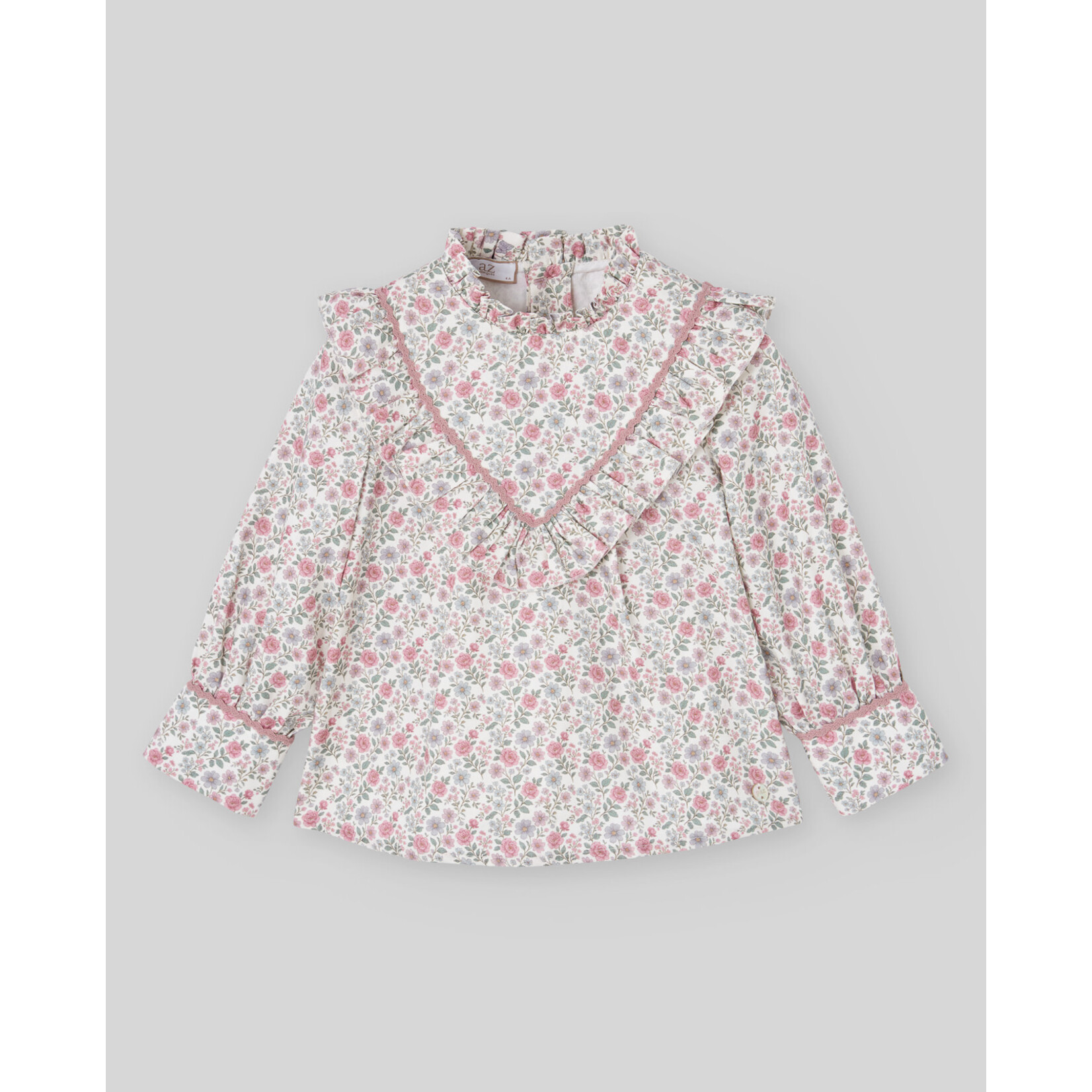 Paz Rodriguez WOVEN INFANT BLOUSE "LEDICIA" 006-154162 Mist Pink