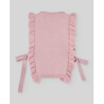 Paz Rodriguez KNIT INFANT GIRL WAISTCOAT "LUMBRE" 030-133906 Mist Pink