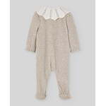 Paz Rodriguez KNIT NEWBORN ROMPER "TERNURA OI 26-27" 005-193768 Ligth Brown