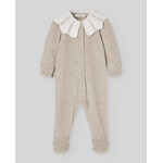 Paz Rodriguez KNIT NEWBORN ROMPER "TERNURA OI 26-27" 005-193768 Ligth Brown