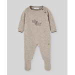 Paz Rodriguez KNIT NEWBORN ROMPER "NOZ" 005-134093 Capuccino