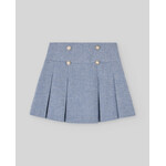 Paz Rodriguez WOVEN INFANT GIRL SKIRT "PONTE" 010-154080 Sapphire Blue