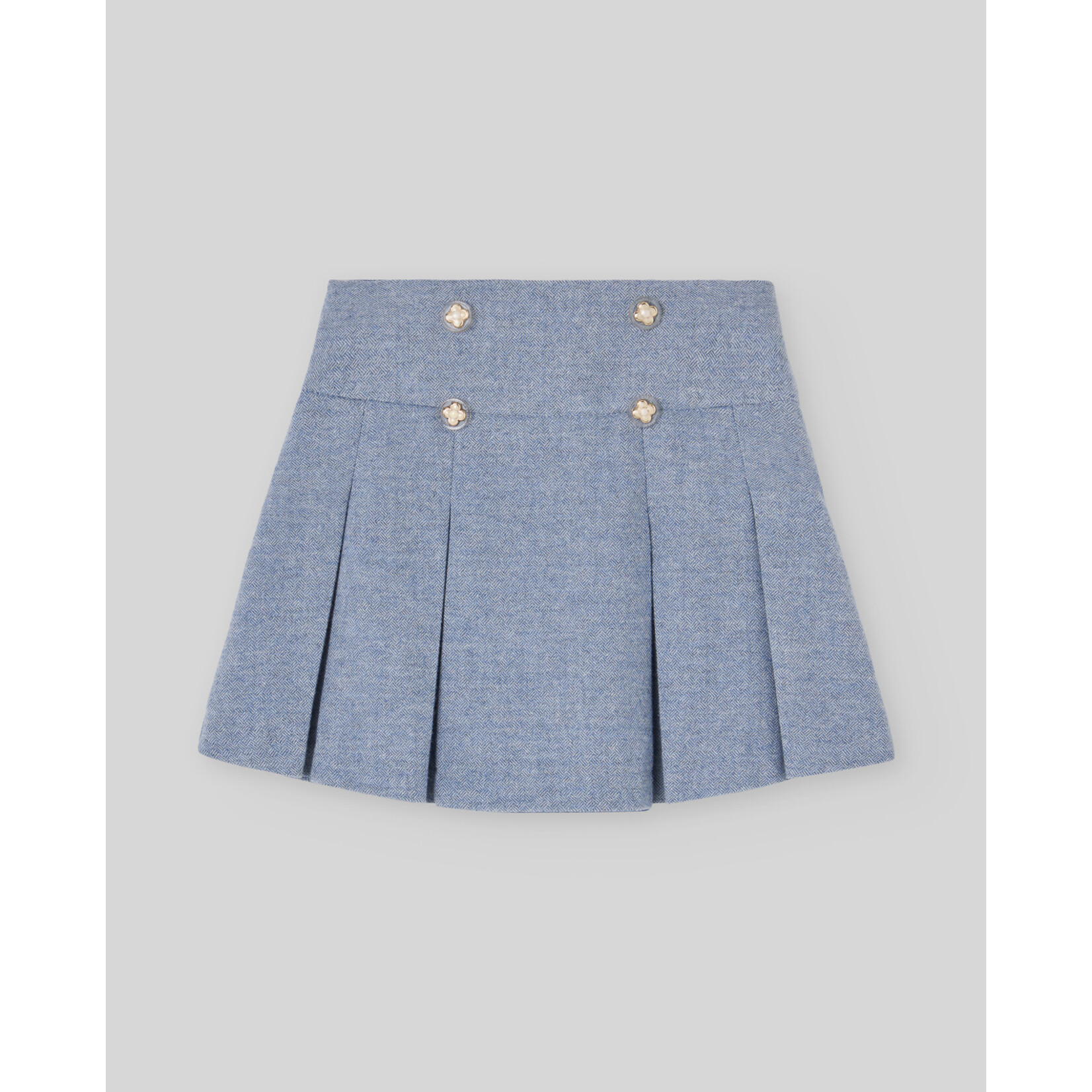 Paz Rodriguez WOVEN INFANT GIRL SKIRT "PONTE" 010-154080 Sapphire Blue