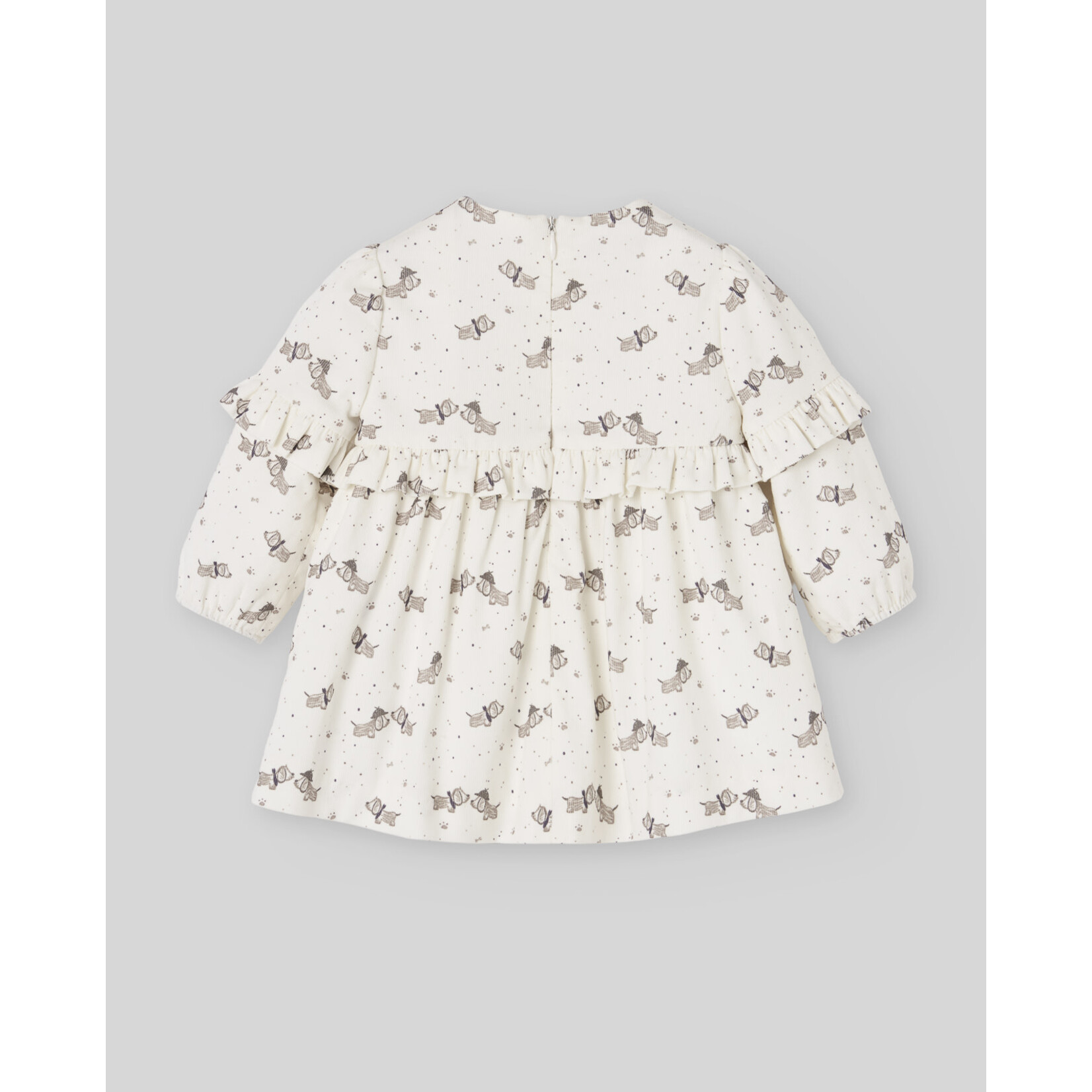 Paz Rodriguez WOVEN INFANT GIRL DRESS "NOZ" 004-154106 Capuccino