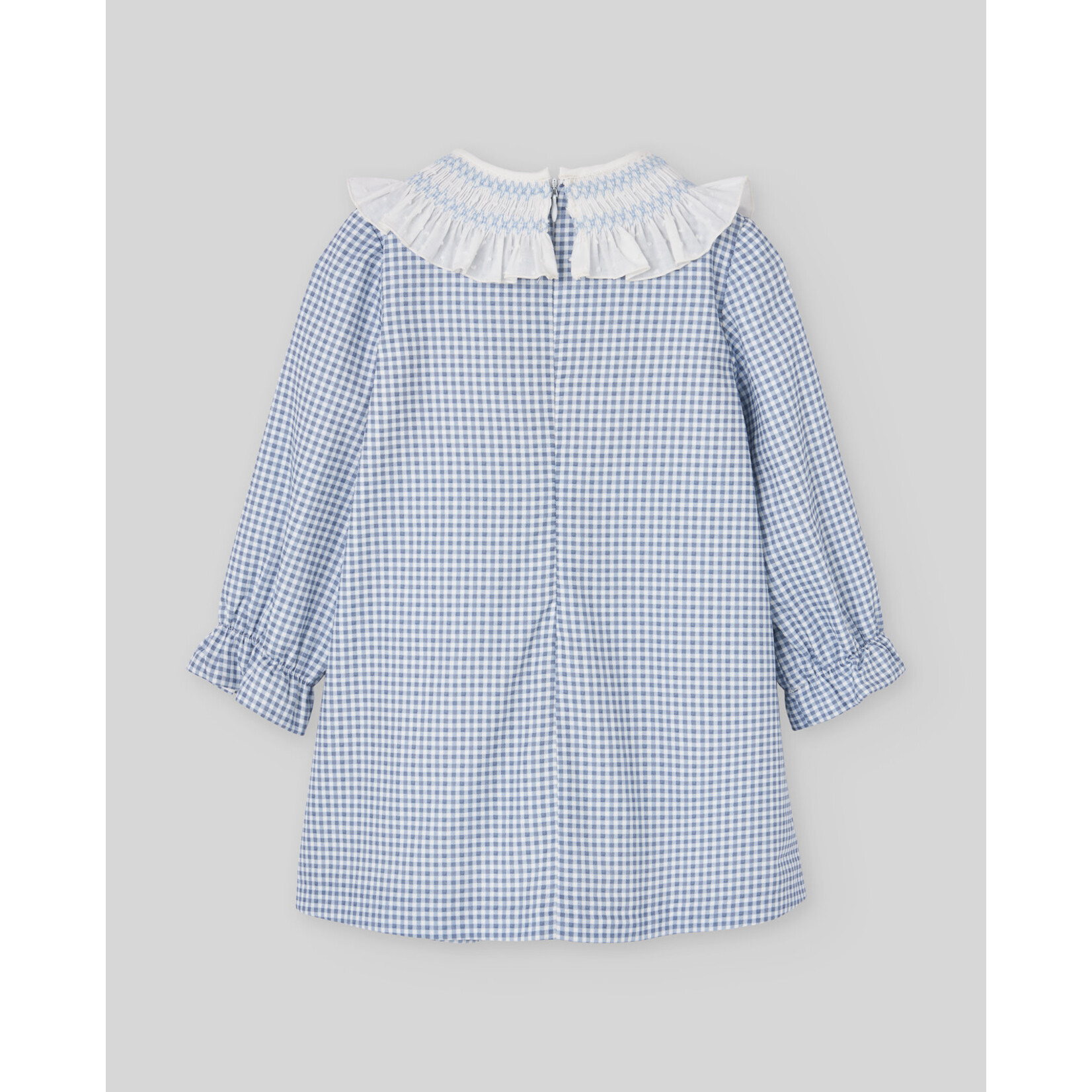 Paz Rodriguez WOVEN INFANT GIRL DRESS "PONTE" 004-154075 Sapphire Blue