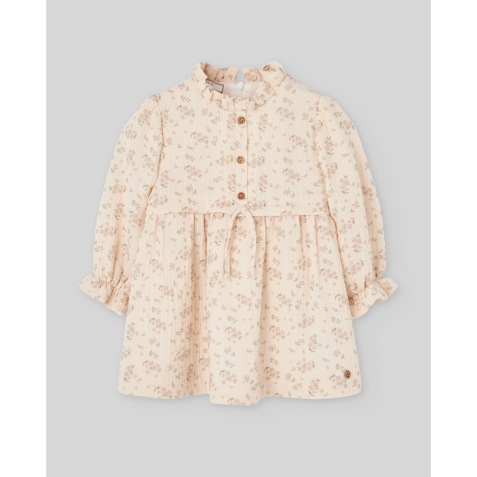 Paz Rodriguez WOVEN INFANT GIRL DRESS "MONECA" 004-153884 Mist Pink