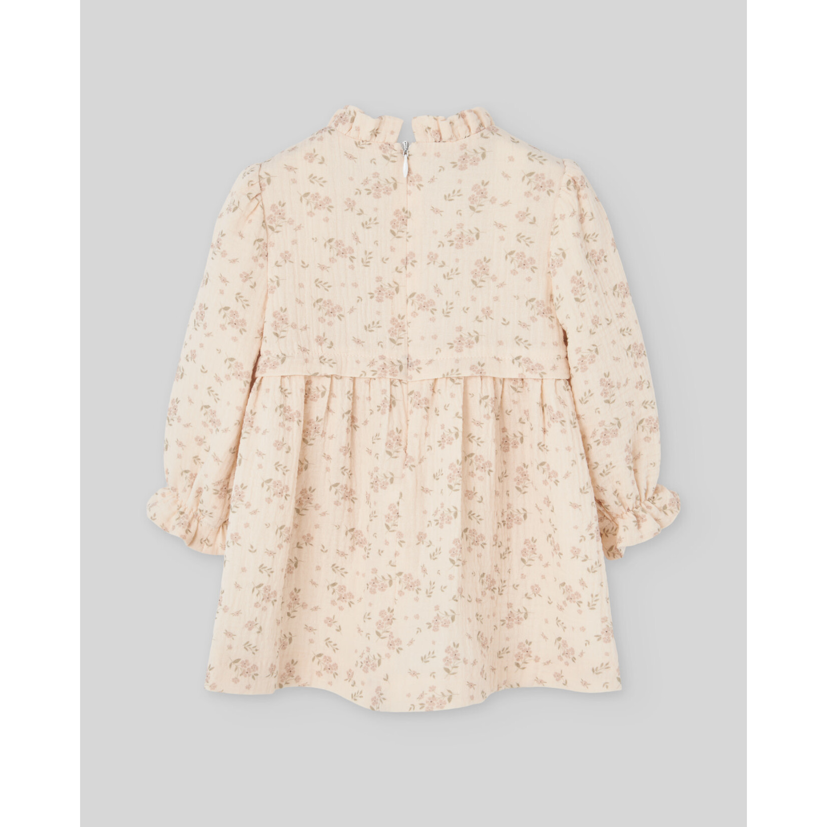 Paz Rodriguez WOVEN INFANT GIRL DRESS "MONECA" 004-153884 Mist Pink