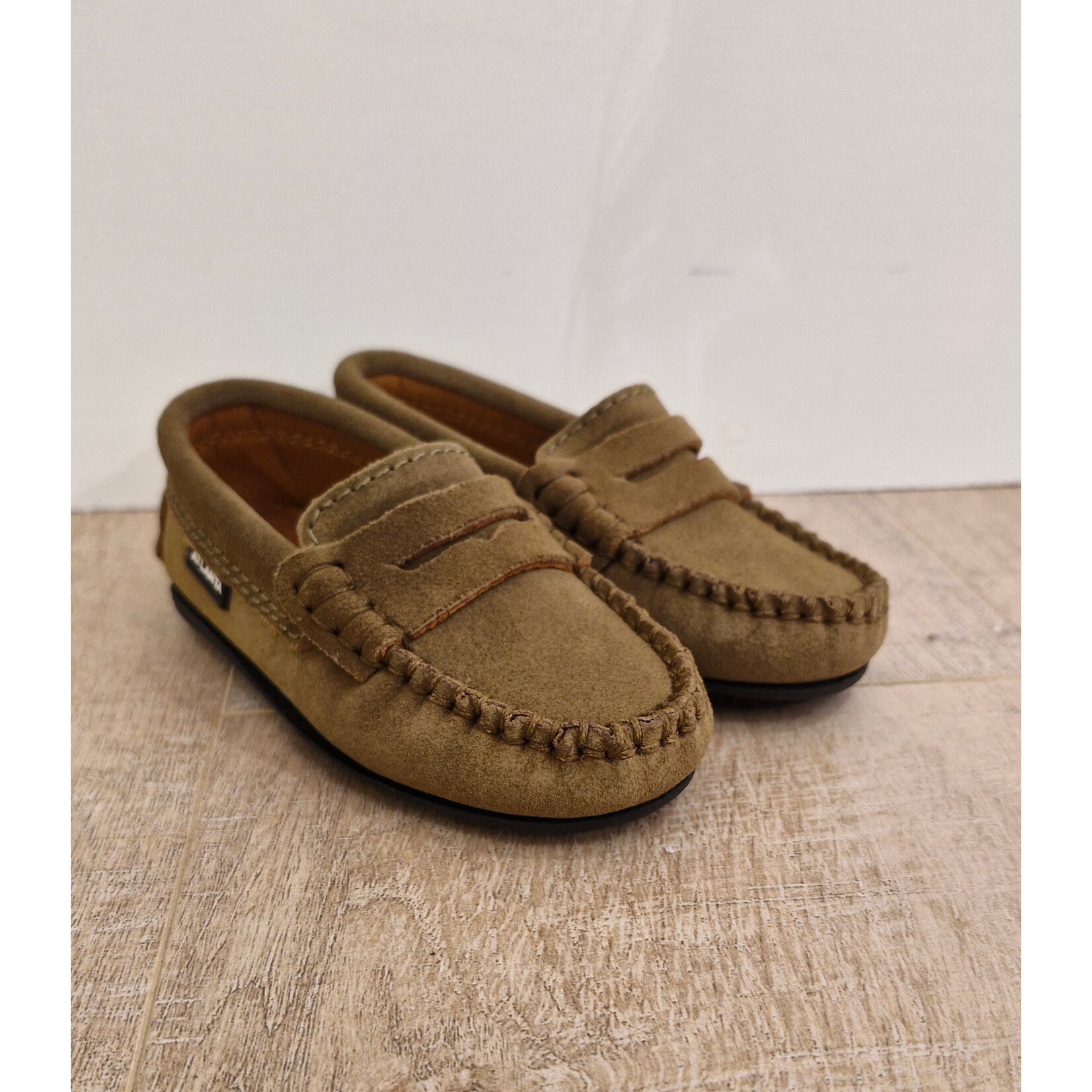 Atlanta Penny Loafer - Camel Suede reversed