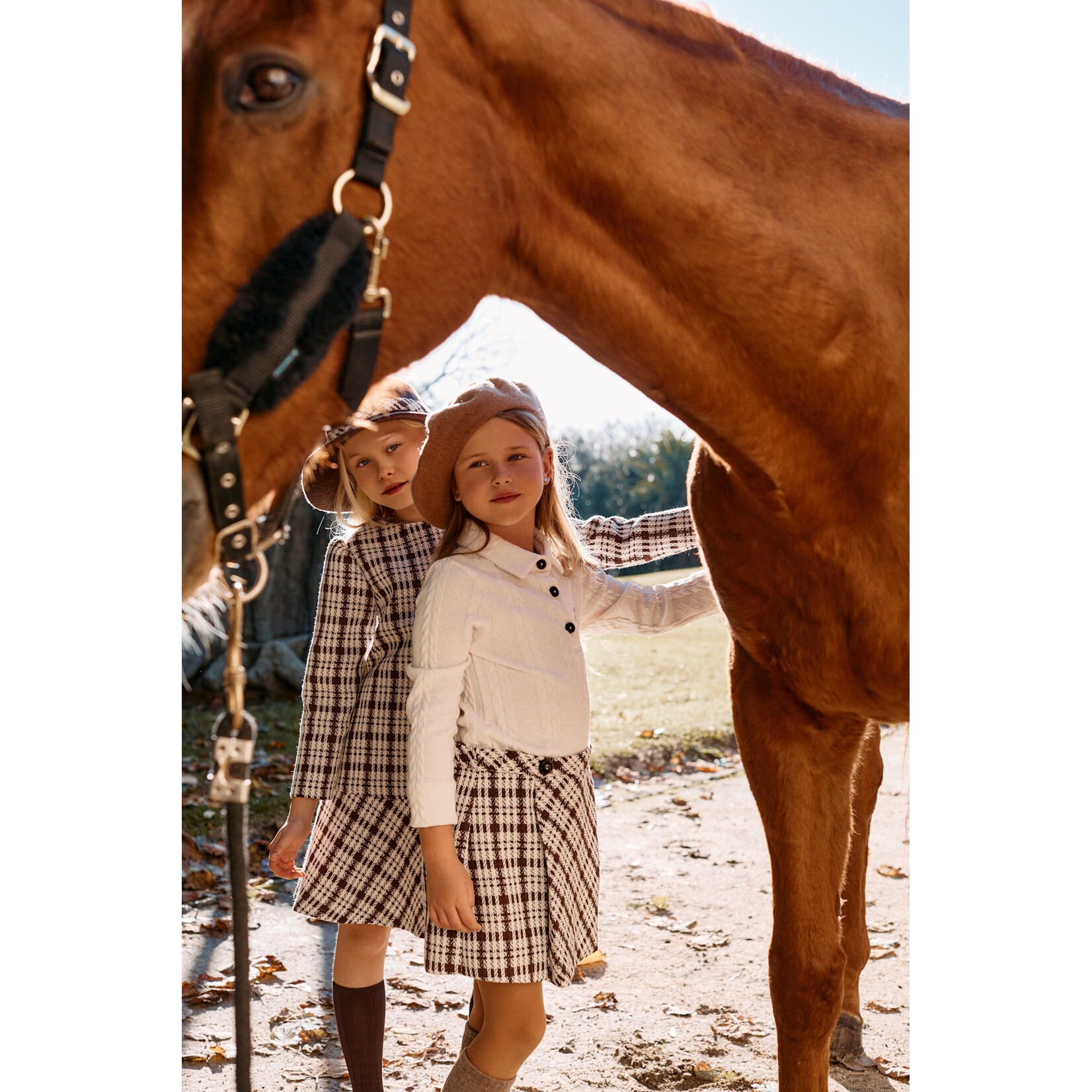 Patachou CALÇÃO - KIDS GIRL CHOCOLATE - INVERNO 2026 6204 63 90 CHOCOLATE PLAID F26-143