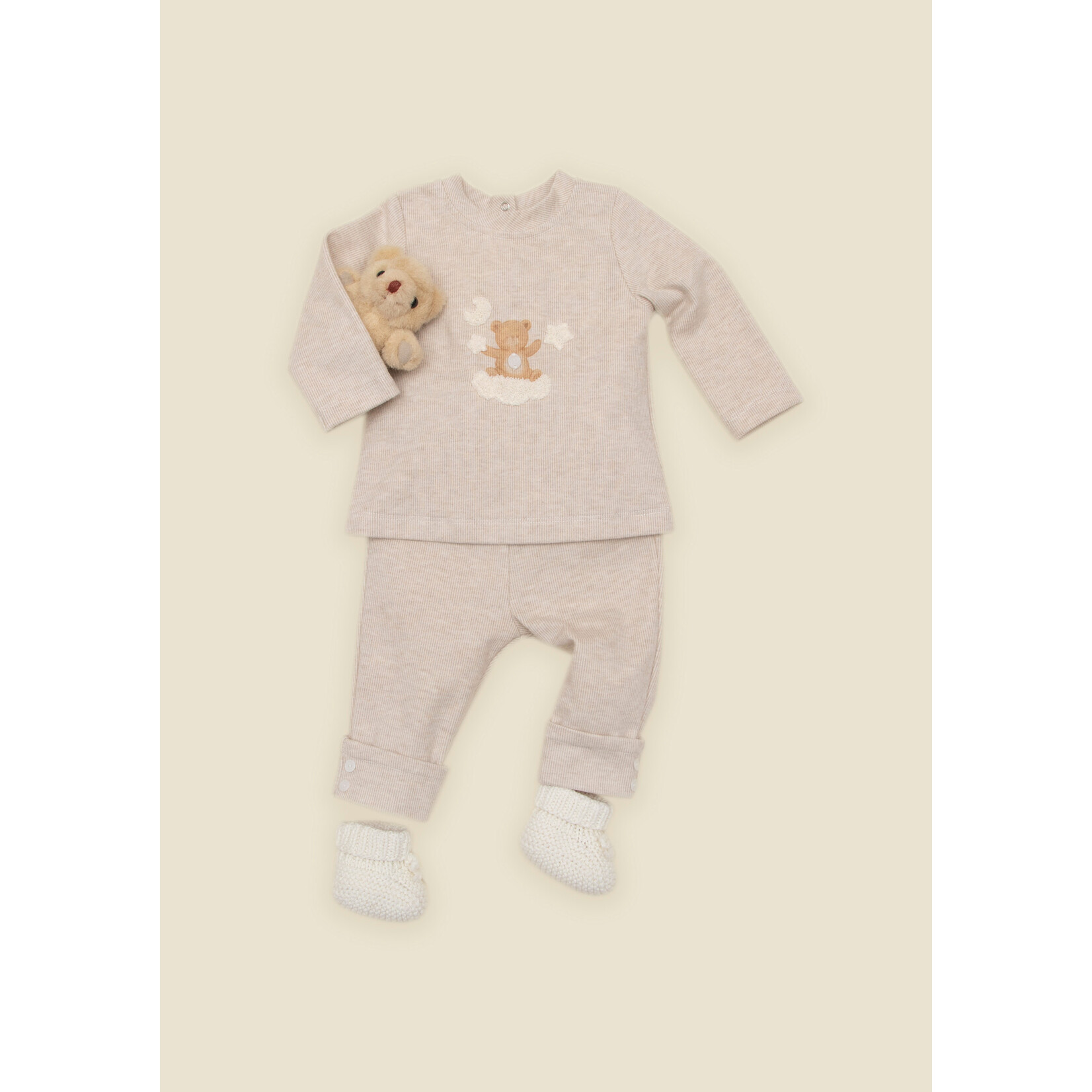 Patachou CONJUNTO  - NEWBORN SOFT - INVERNO 2026 6209 20 00 BEIGE MELANGE