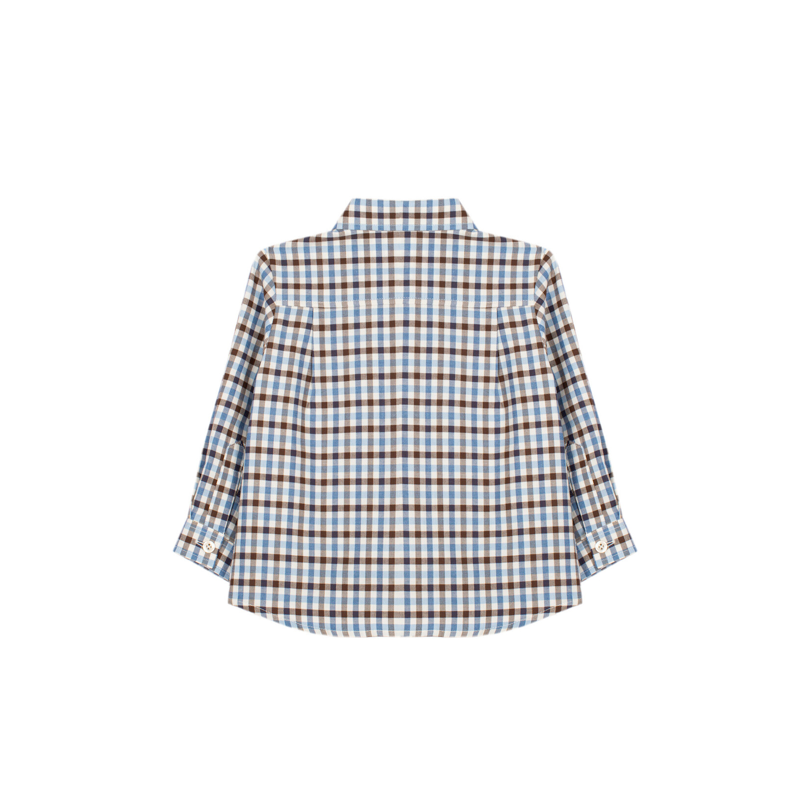 Patachou CAMISA - MINI BOY CITY - INVENO 2026 6205 20 00 BLUE BEIGE CHECK F26-147