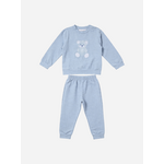 Patachou JERSEY SET BEAR BOY LIGHT BLUE INDIGO