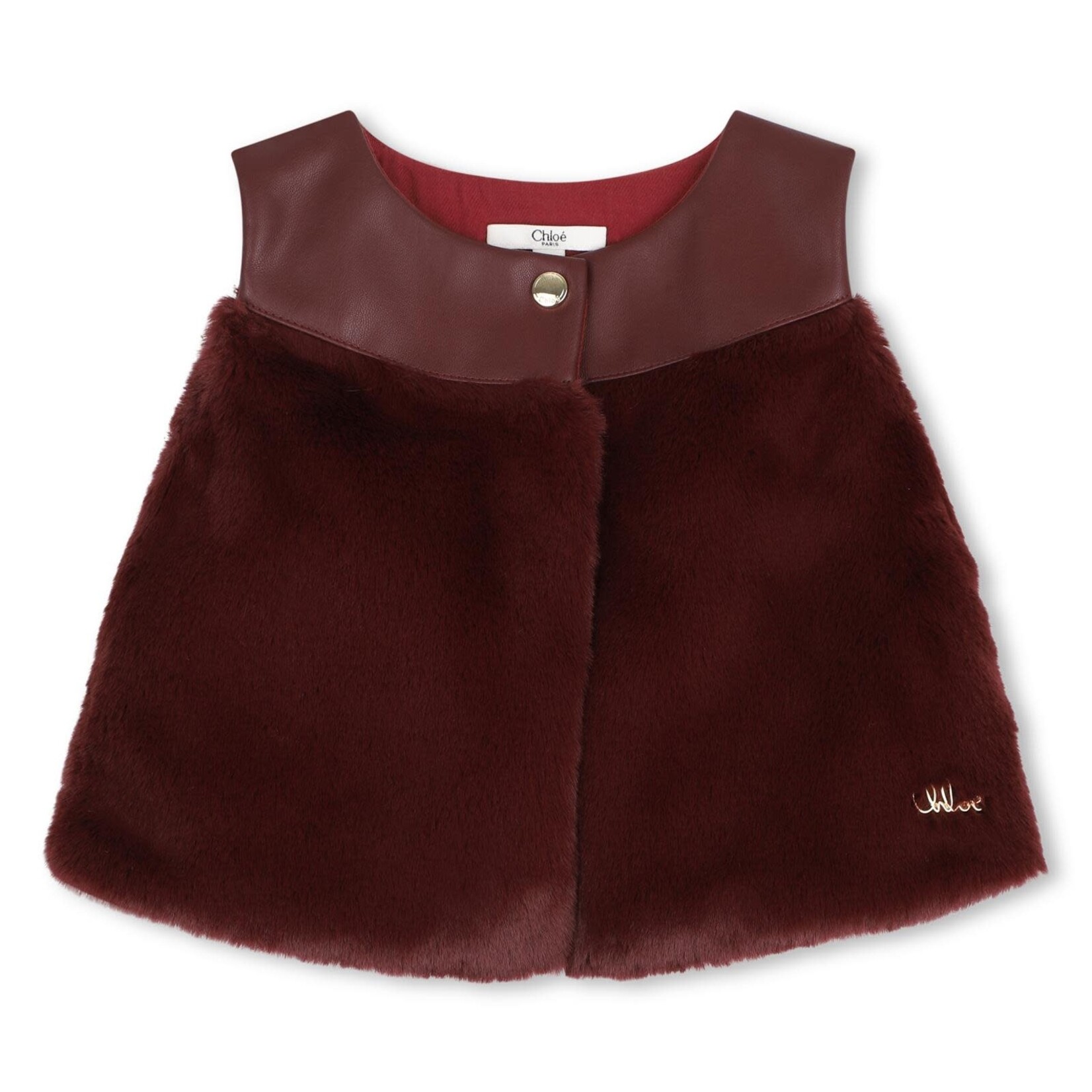 CHLOE GILET SANS MANCHES Rouge C21357