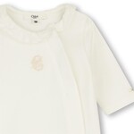 CHLOE ENS.PYJAMA+BAVOIR+BONNET Blanc