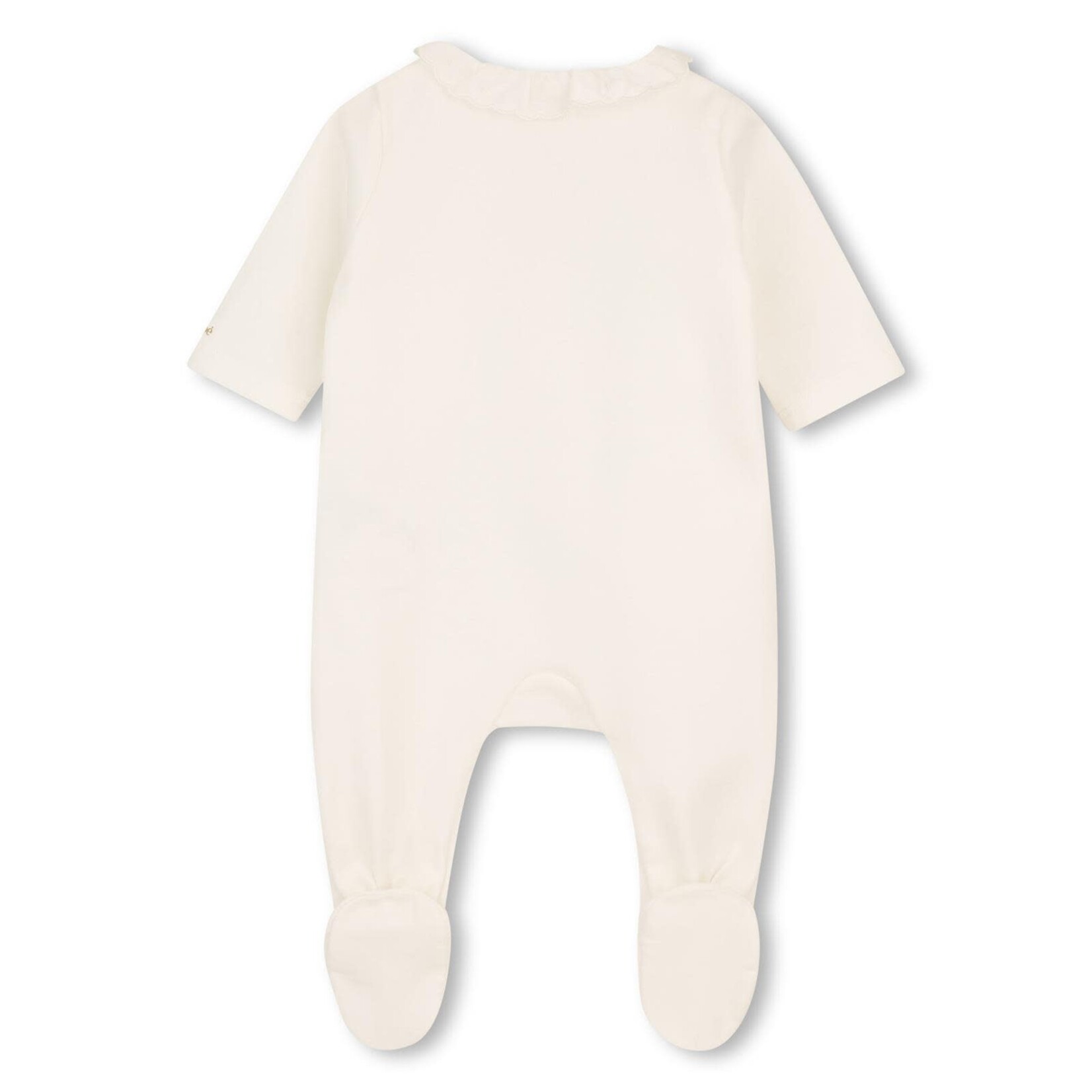 CHLOE ENS.PYJAMA+BAVOIR+BONNET Blanc C21367