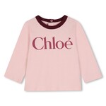 CHLOE TEE-SHIRT MANCHES LONGUES Rose C21362