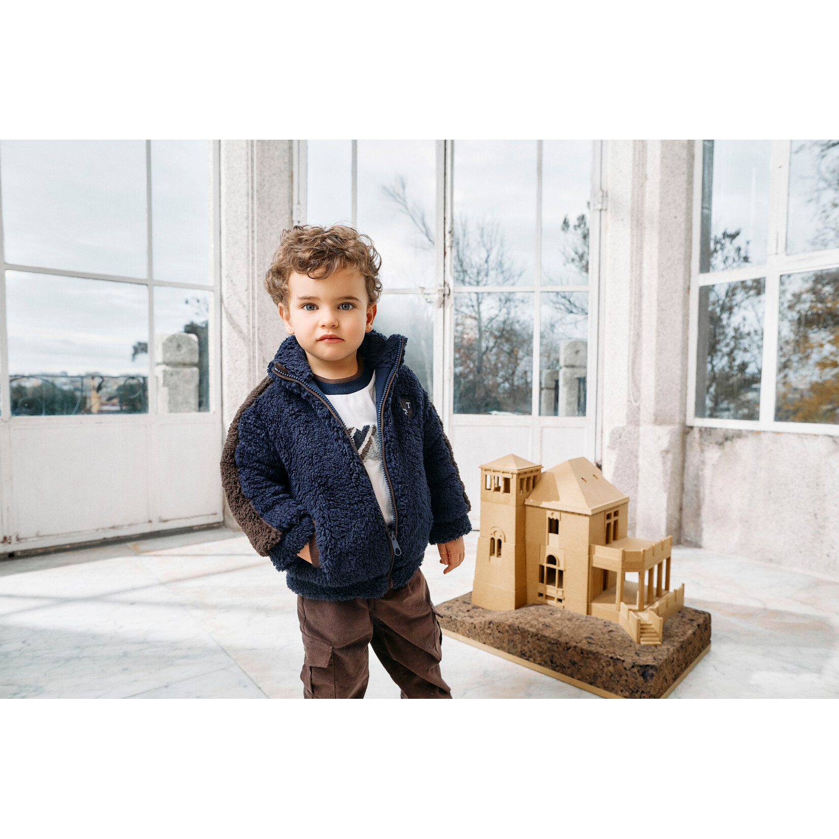 Patachou CASACO - MINI BOY CITY - INVERNO 2026 6110 30 91 MARINE
