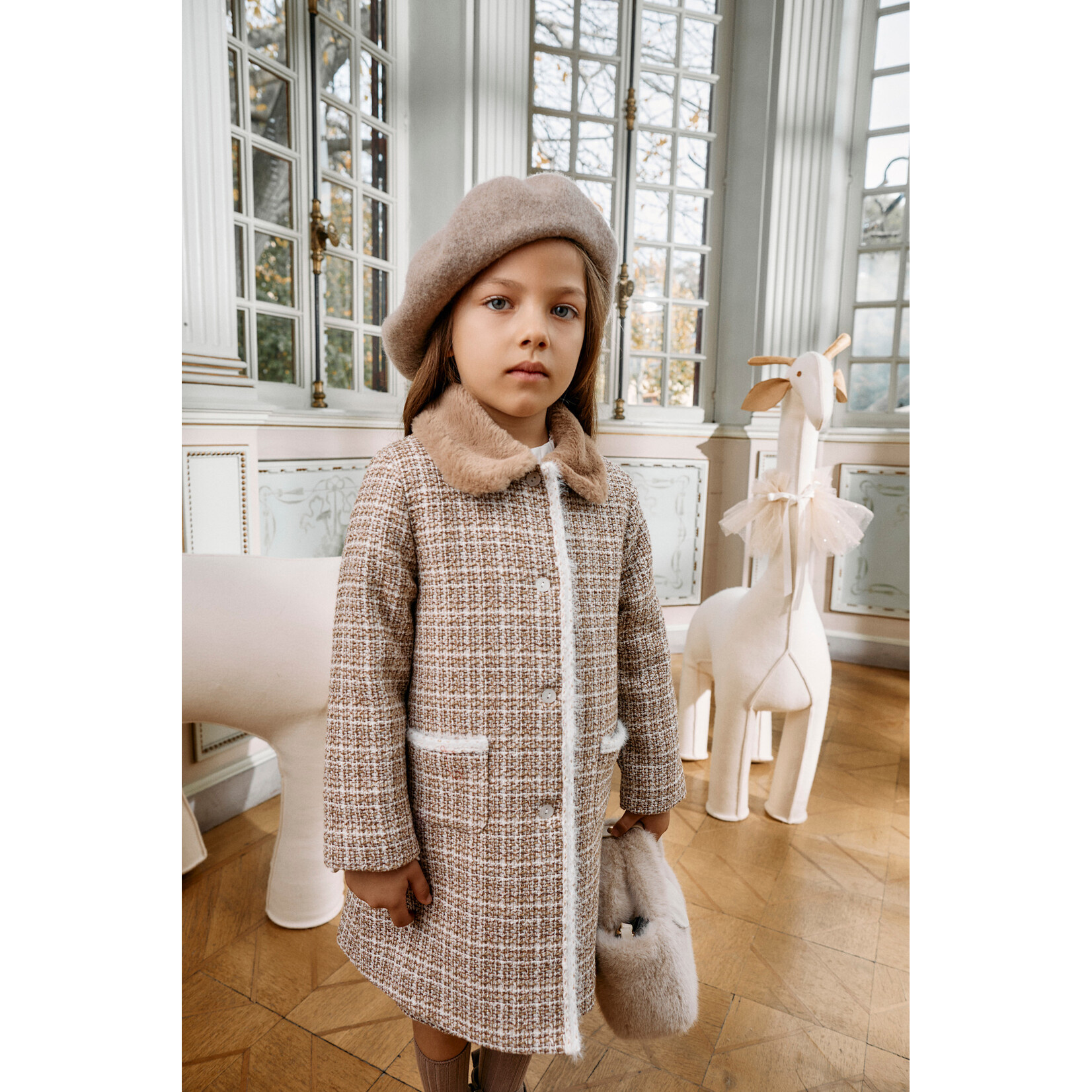 Patachou CASACO - MINI GIRL NATURE -  INVERNO 2026 6204 33 90 TOFFEE