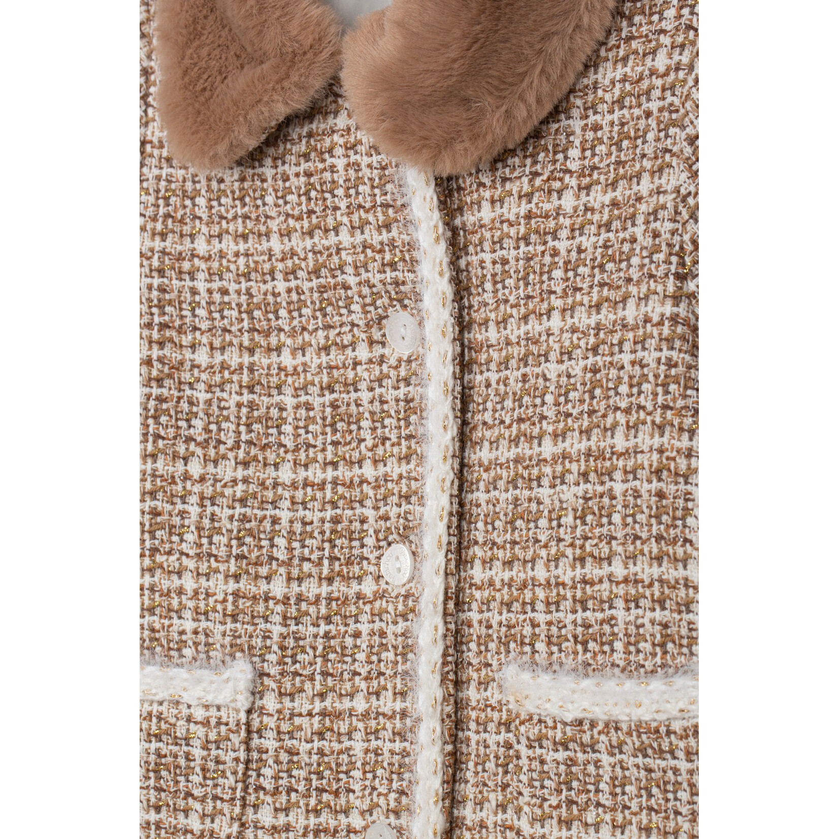 Patachou CASACO - MINI GIRL NATURE -  INVERNO 2026 6204 33 90 TOFFEE