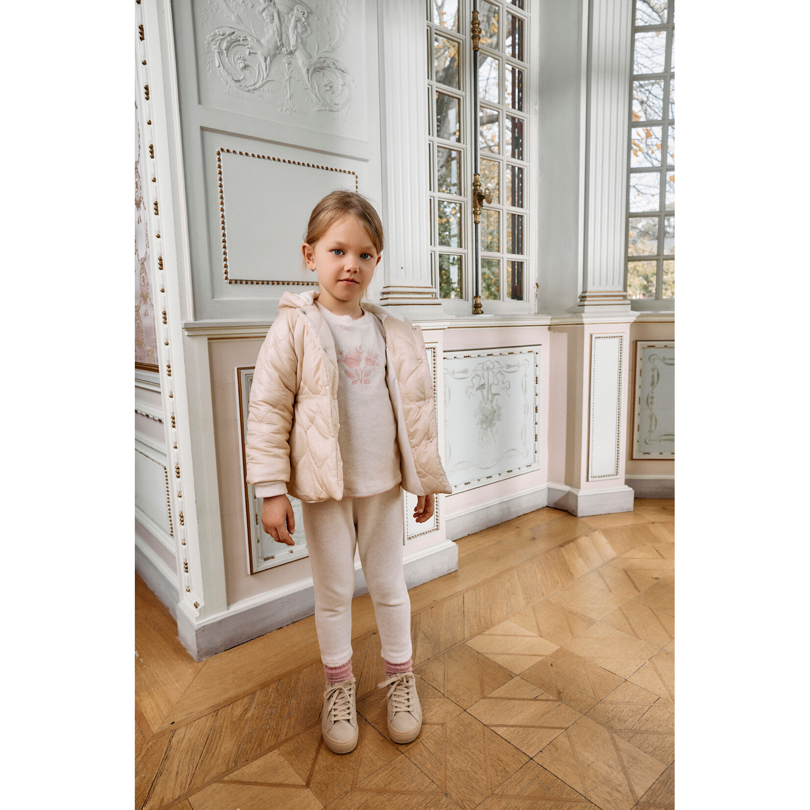 Patachou CASACO - MINI GIRL LOVELY PINK - INVERNO 2026 6204 33 90 BEIGE