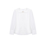 Patachou BLUSA - kids girl party gold - INVERNO 2026 6206 40 00 ECRU