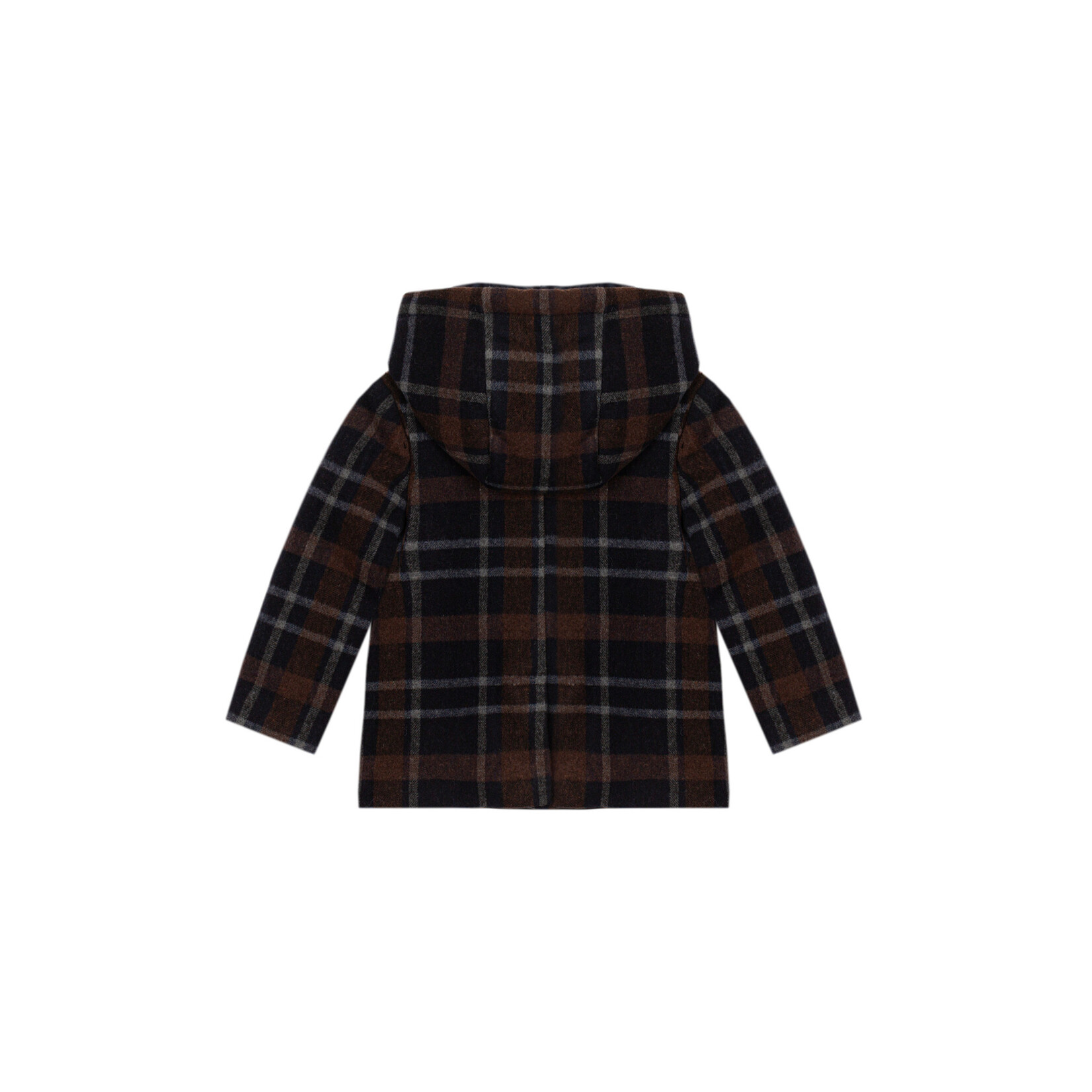 Patachou CASACO - MINI BOY CITY - INVERNO 2026 6203 33 90 NAVY BROWN CHECK F26-46