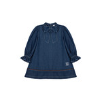 Patachou VESTIDO - KIDS GIRL CHOCOLATE -INVERNO 2026 6204 42 00 BLUE DENIM