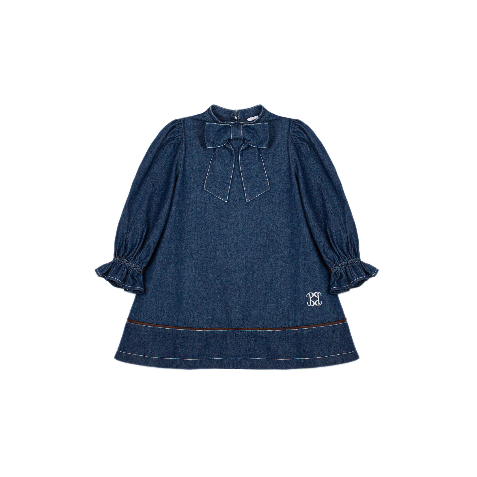 Patachou VESTIDO - KIDS GIRL CHOCOLATE -INVERNO 2026 6204 42 00 BLUE DENIM