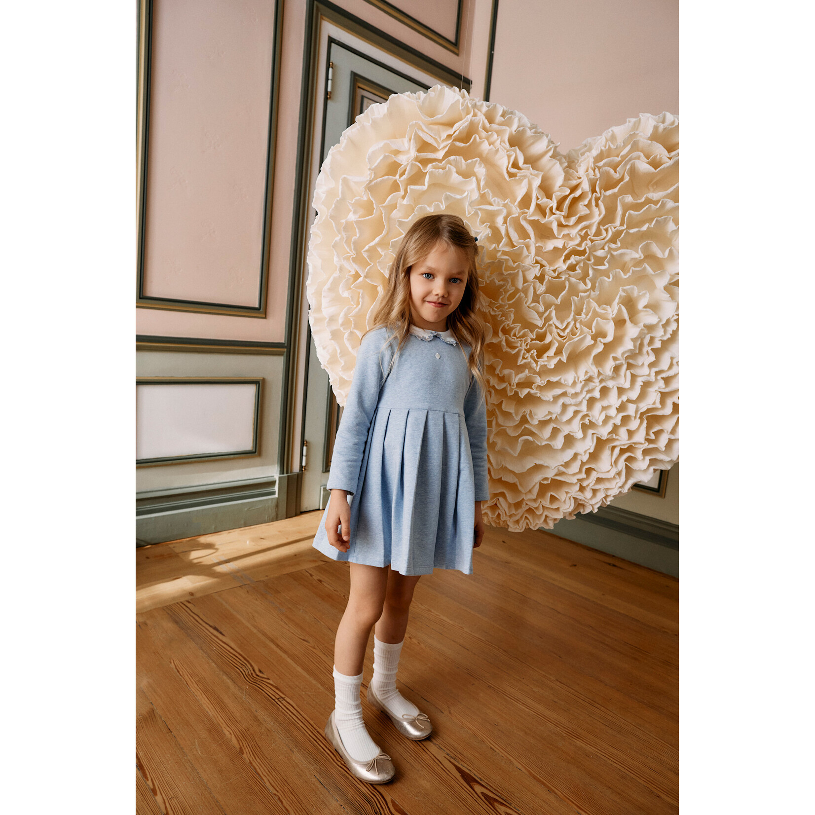 Patachou VESTIDO - MINI GIRL BLUE - INVERNO 2026 6204 42 00 MELANGE BLUE