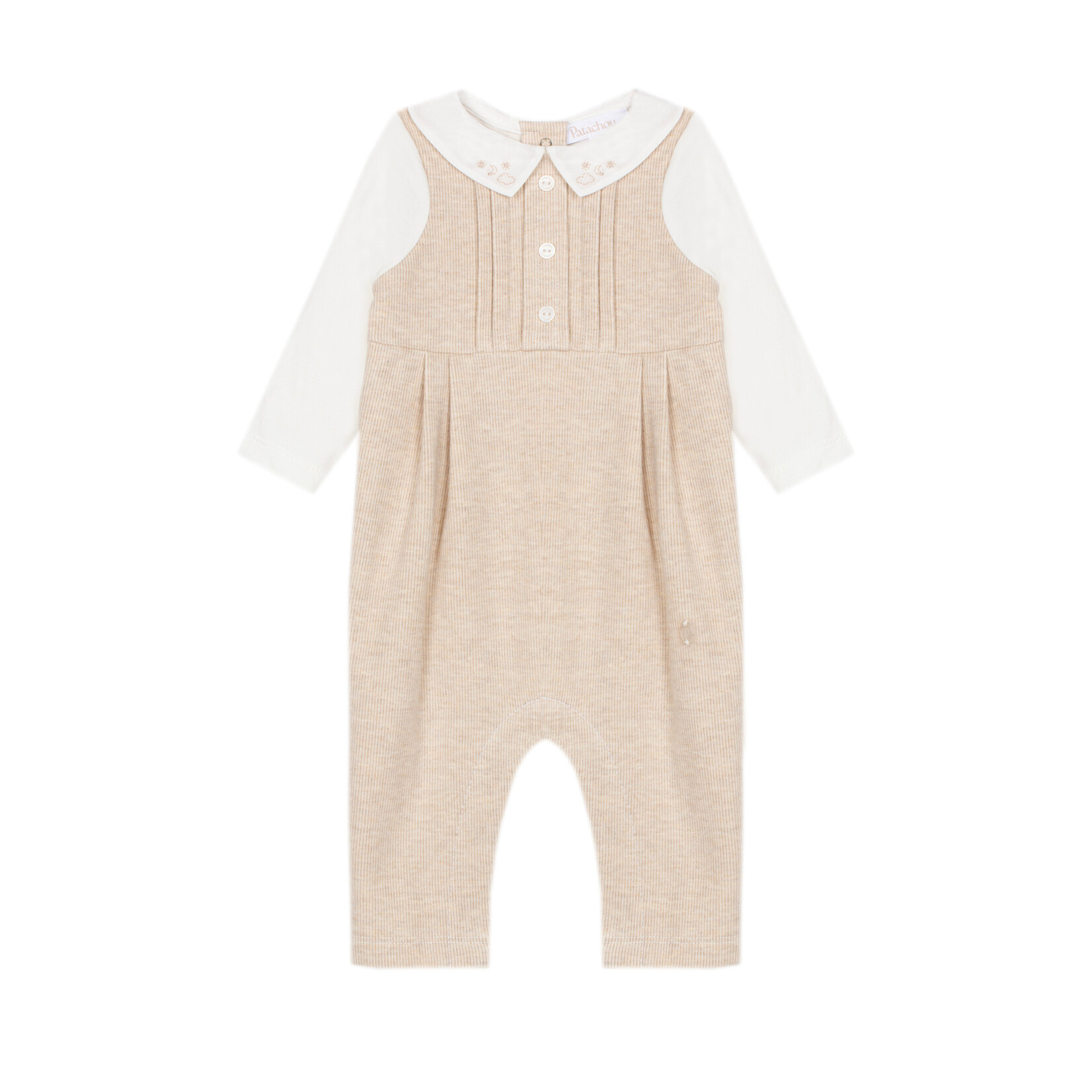 Patachou MACACÃO - NEWBORN SOFT - INVERNO 2026 6209 20 00 BEIGE MELANGE