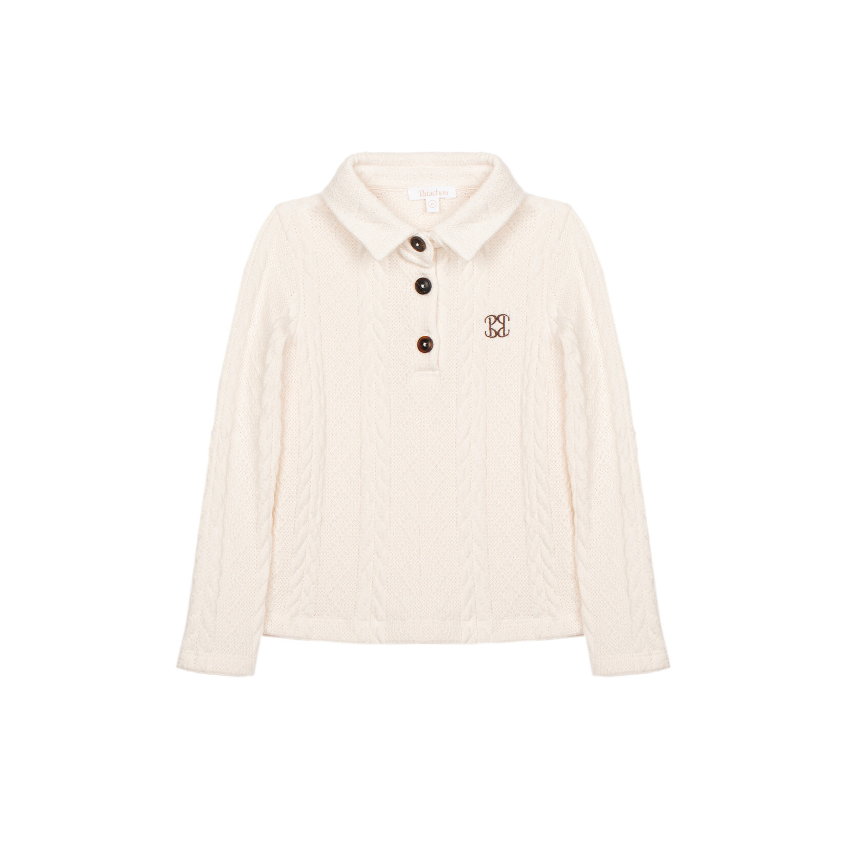 Patachou POLO - KIDS GIRL CHOCOLATE - INVERNO 2026 6110 20 91 ECRU