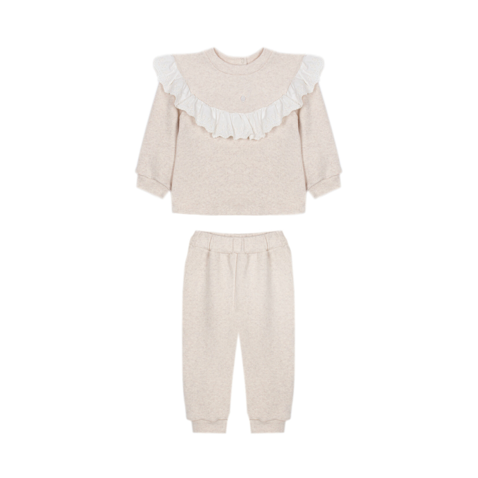 Patachou CONJUNTO - MINI GIRL NATURE -  INVERNO 2026 6104 22 00 BEIGE MELANGE