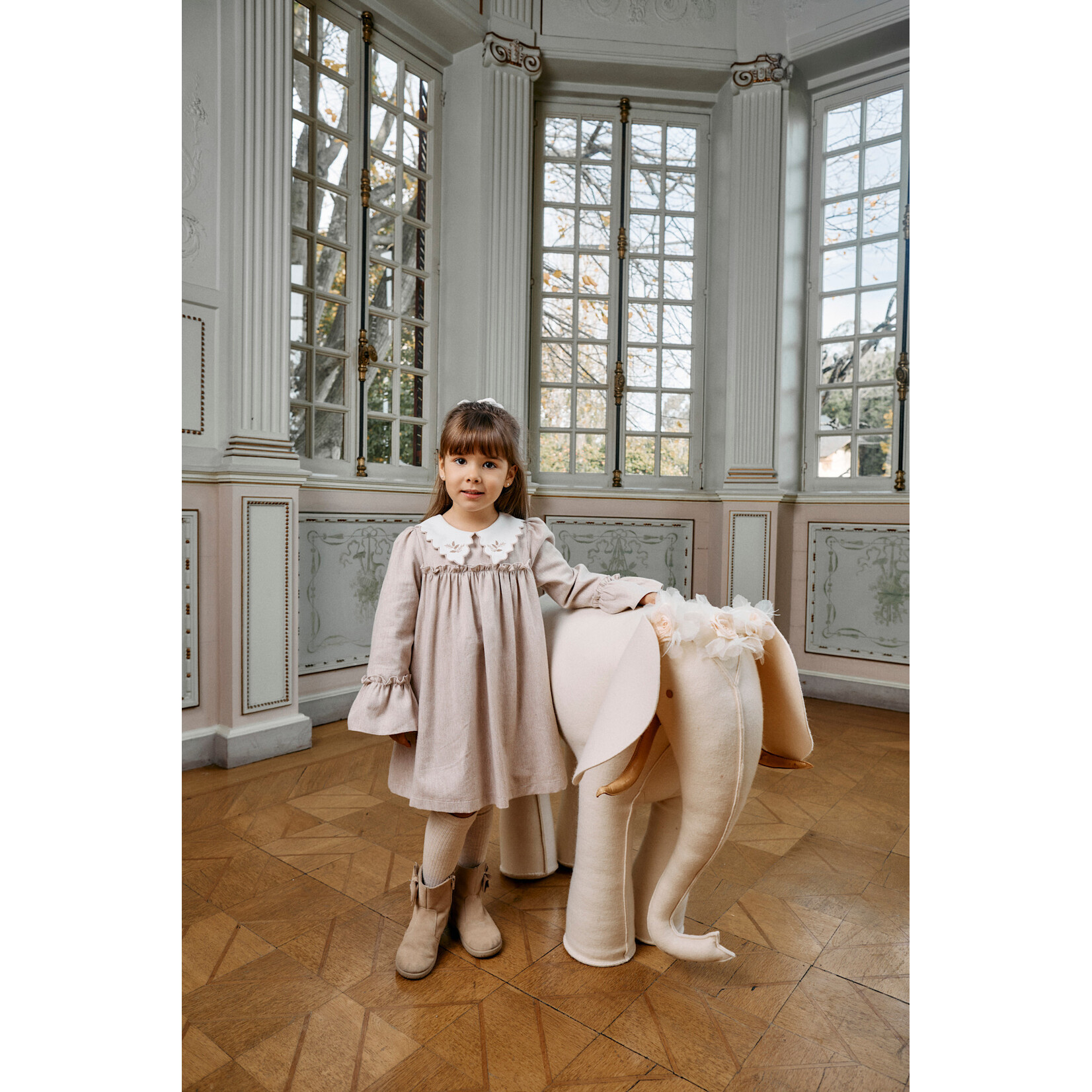 Patachou VESTIDO - MINI GIRL NATURE - INVERNO 2026 6204 42 00 BEIGE