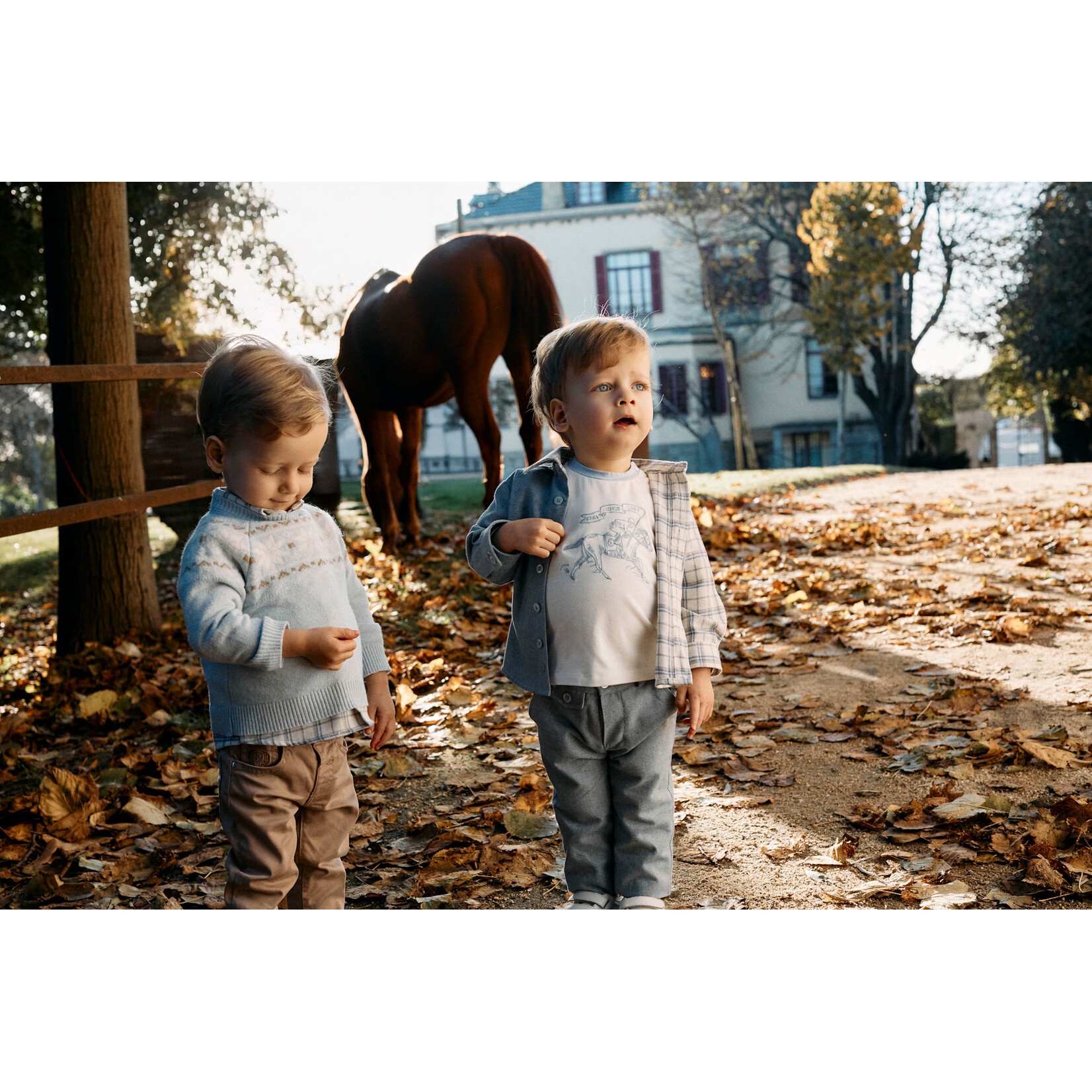 Patachou T-SHIRT - MINI BOY SOFT BLUE - INVERNO 2026 6110 20 91 BLUE