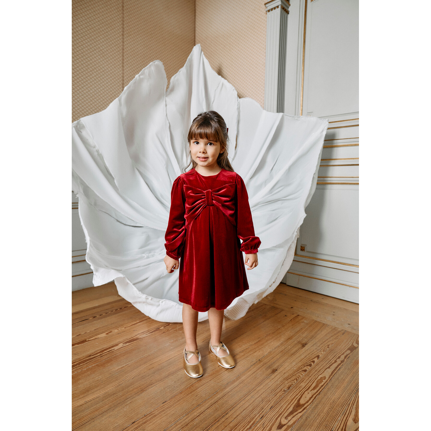 Patachou VESTIDO - MINI GIRL PARTY ROYAL - INVERNO 2026 6204 43 00 BURGUNDY