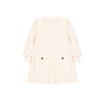 Patachou VESTIDO - KIDS GIRL CHOCOLATE - INVERNO 2026 6104 43 00 ECRU